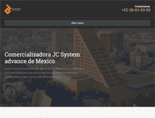 Tablet Screenshot of jcsystem.com.mx